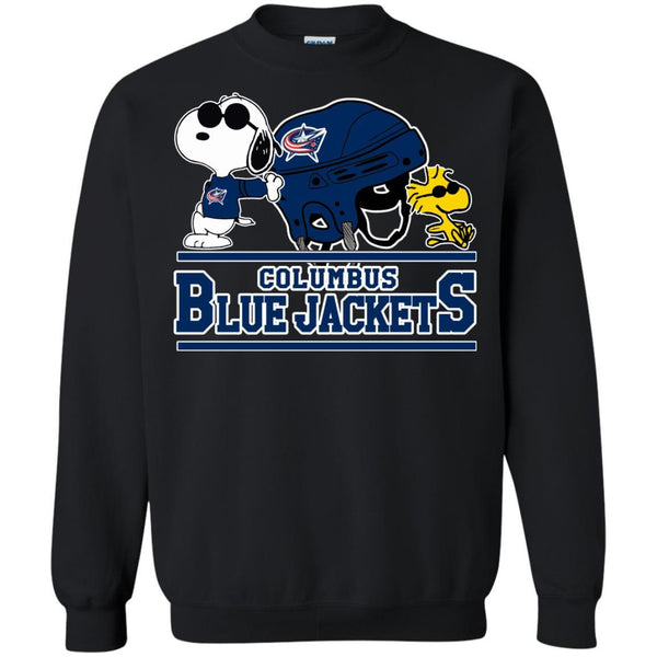 Columbus Blue Jackets T shirts Snoopy Hoodies Sweatshirts