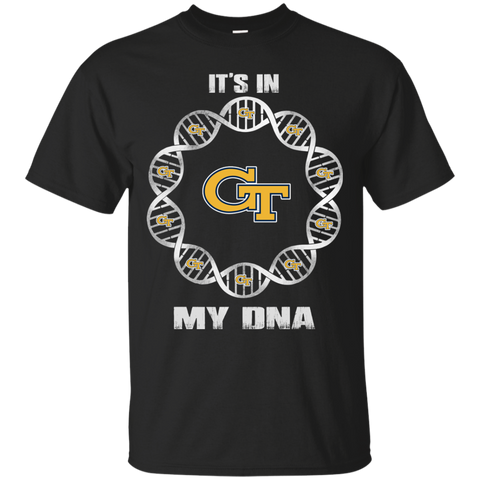 Georgia Tech Yellow Jackets T shirts It's In My DNA Hoodies Sweatshirts