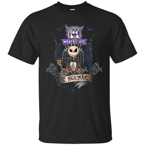 Halloween Weber State Wildcats T shirts The Nightmare Hoodies Sweatshirts