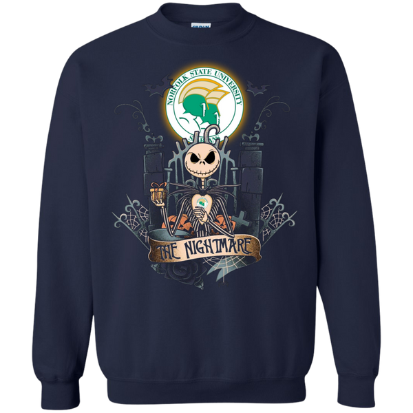 Halloween Norfolk State Spartans T shirts The Nightmare Hoodies Sweatshirts