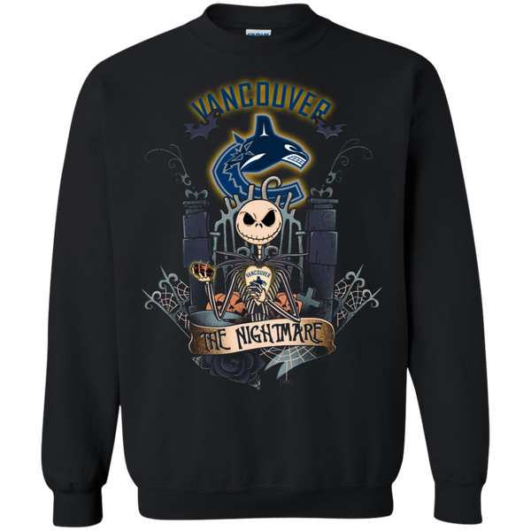 Halloween Vancouver Canucks T shirts The Nightmare Hoodies Sweatshirts