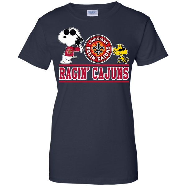 Louisiana Lafayette Ragin' Cajuns T shirts Snoopy Hoodies Sweatshirts