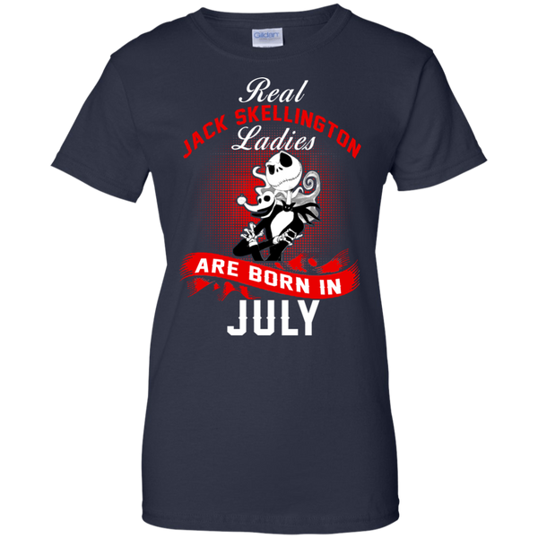 Jack Skellington T shirts Real Jack Skellington Ladies Born In July Hoodies Sweatshirts