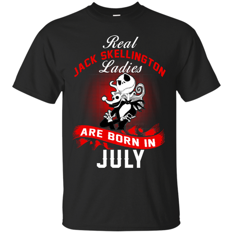 Jack Skellington T shirts Real Jack Skellington Ladies Born In July Hoodies Sweatshirts