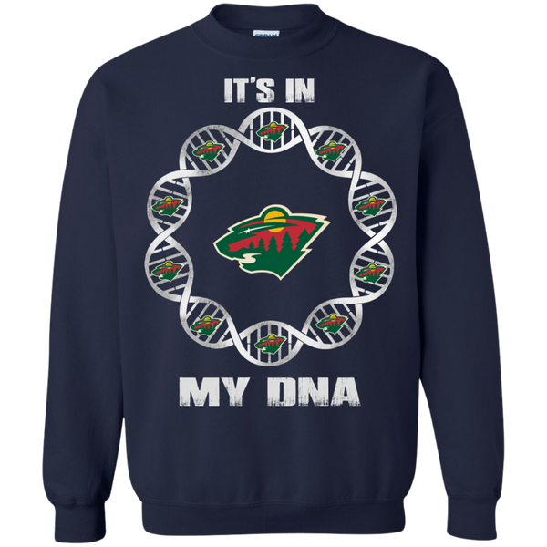 Minnesota Wild T shirts It's In My DNA Hoodies Sweatshirts
