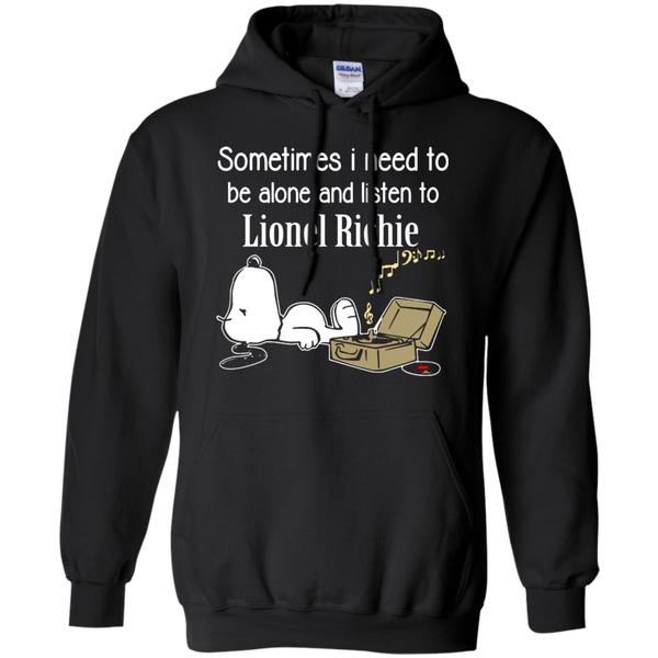 Lionel Richie Snoopy T shirts Sometimes Need To Be Alone And Listen To Lionel Richie Hoodies Sweatshirts