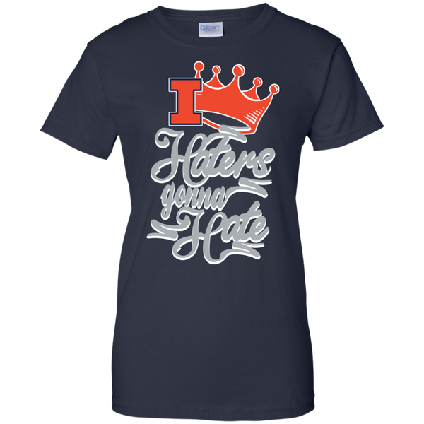 Illinois Fighting Illini T shirts Haters Gonna Hate Hoodies Sweatshirts