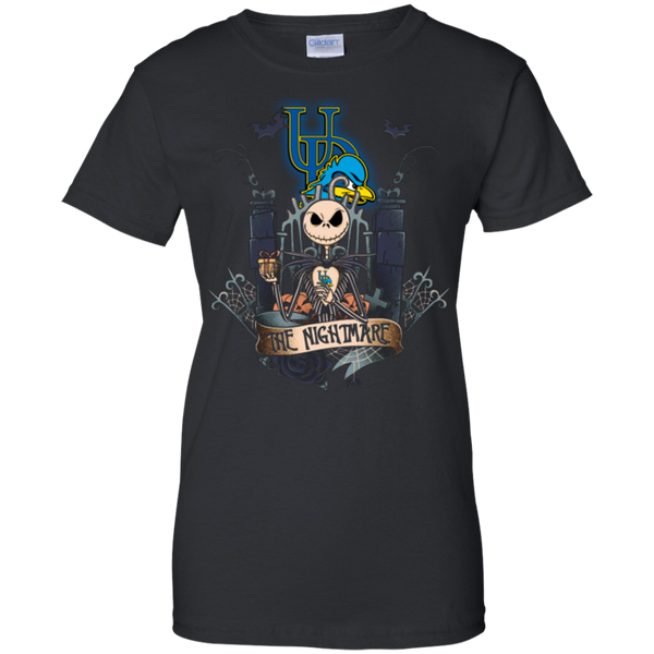 Halloween Delaware Fightin' Blue Hens T shirts The Nightmare Hoodies Sweatshirts