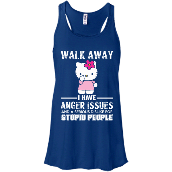 Hello Kitty T shirts Walk Away I Have Anger Issues Hoodies Sweatshirts