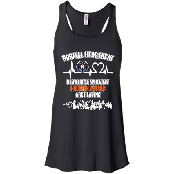 Houston Astros T shirts Heartbeat When My Houston Astros Playing Hoodies Sweatshirts