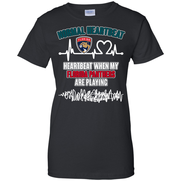 Florida Panthers T shirts Heartbeat When My Florida Panthers Playing Hoodies Sweatshirts