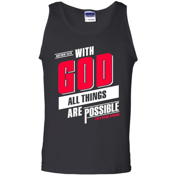Christian Jesus T shirts With God All Things Are Possible Hoodies Sweatshirts