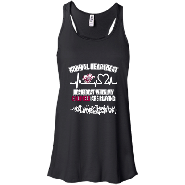 Eastern Kentucky Colonels T shirts Heartbeat When My Colonels Playing Hoodies Sweatshirts