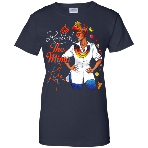 Grandma Gift T shirts Rockin The Mima Life Hoodies Sweatshirts
