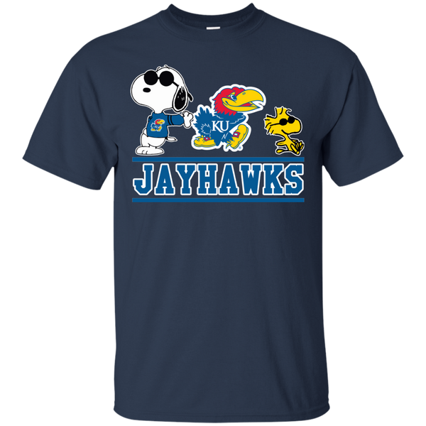 Kansas Jayhawks T shirts Snoopy Hoodies Sweatshirts