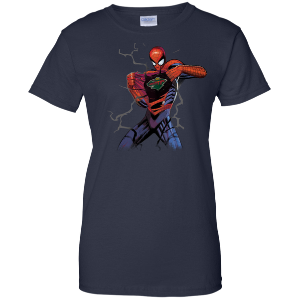 Minnesota Wild T shirts Spiderman Hoodies Sweatshirts