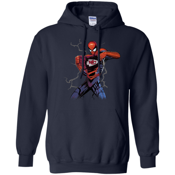 Kansas City Chiefs T shirts Spiderman Hoodies Sweatshirts