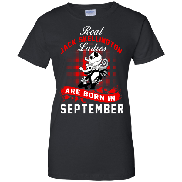 Jack Skellington T shirts Real Jack Skellington Ladies Born In September Hoodies Sweatshirts