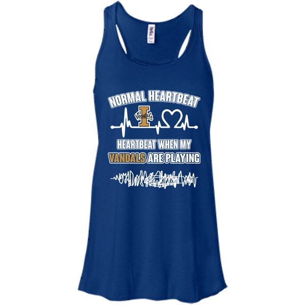 Idaho Vandals T shirts Heartbeat When My Vandals Playing Hoodies Sweatshirts