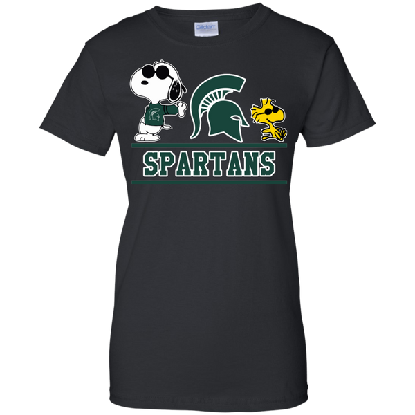 Michigan State Spartans T shirts Snoopy Hoodies Sweatshirts
