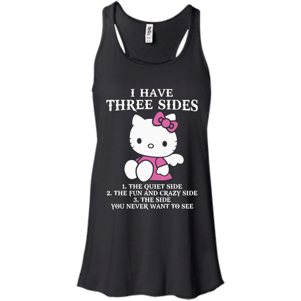 Hello Kitty T shirts I Have Three Sides Hoodies Sweatshirts