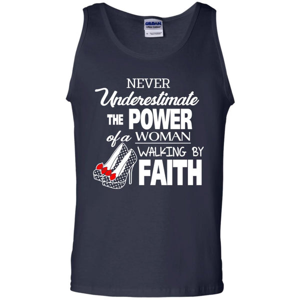 Christian Jesus T shirts Power Of A Woman Walking By Faith Hoodies Sweatshirts