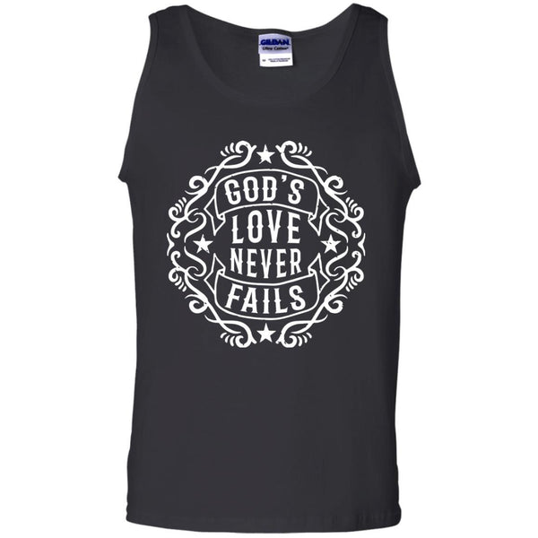 Christian Jesus T shirts God's Love Never Fails Hoodies Sweatshirts