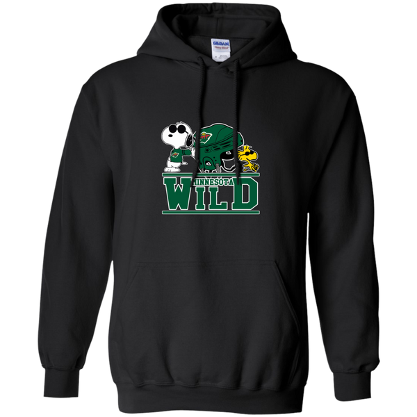 Minnesota Wild T shirts Snoopy Hoodies Sweatshirts