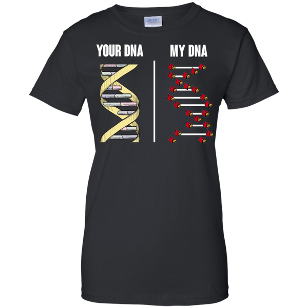 Louisville Cardinals T shirts Your DNA My DNA Hoodies Sweatshirts