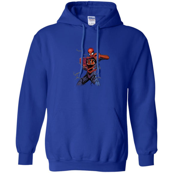 Cincinnati Bengals T shirts Spiderman Hoodies Sweatshirts