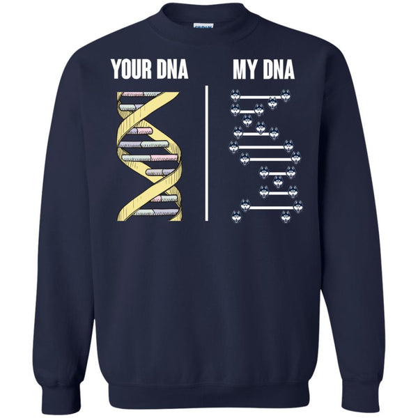 Connecticut Huskies T shirts Your DNA My DNA Hoodies Sweatshirts
