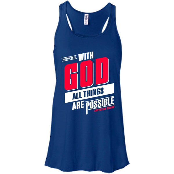 Christian Jesus T shirts With God All Things Are Possible Hoodies Sweatshirts