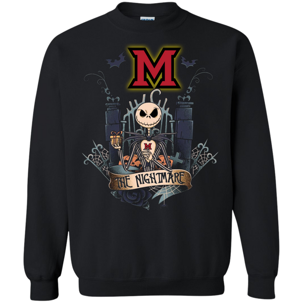 Halloween Miami (OH) Redhawks T shirts The Nightmare Hoodies Sweatshirts