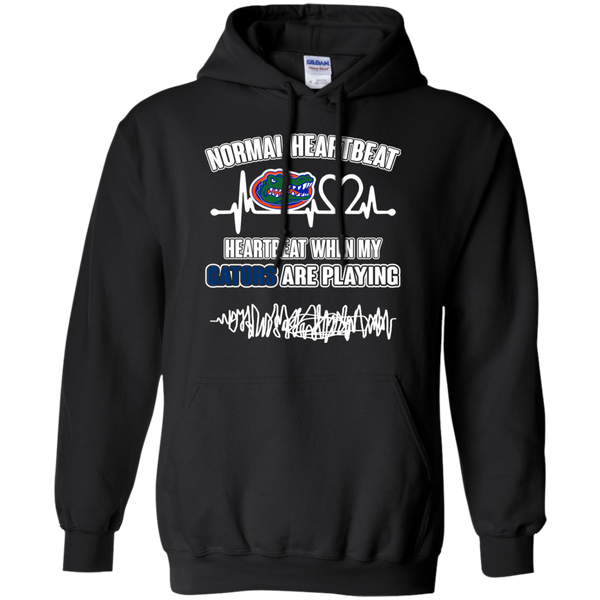 Florida Gators T shirts Heartbeat When My Gators Playing Hoodies Sweatshirts