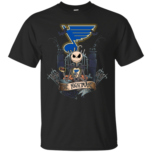 Halloween St. Louis Blues T shirts The Nightmare Hoodies Sweatshirts