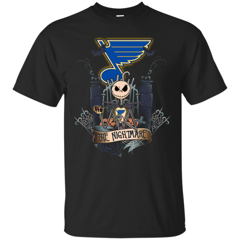 Halloween St. Louis Blues T shirts The Nightmare Hoodies Sweatshirts