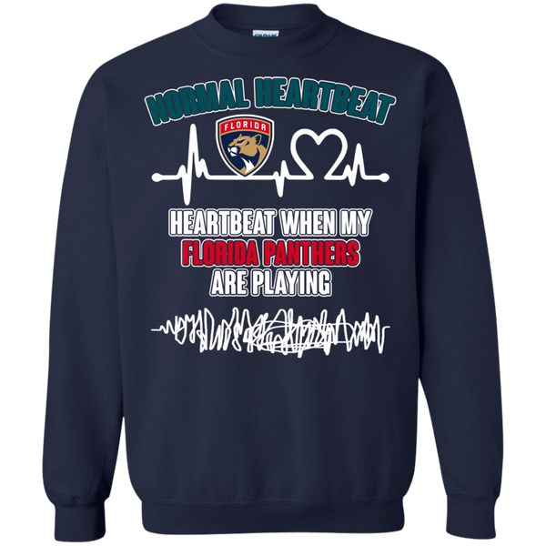 Florida Panthers T shirts Heartbeat When My Florida Panthers Playing Hoodies Sweatshirts