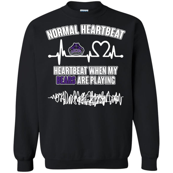 Central Arkansas Bears T shirts Heartbeat When My Bears Playing Hoodies Sweatshirts