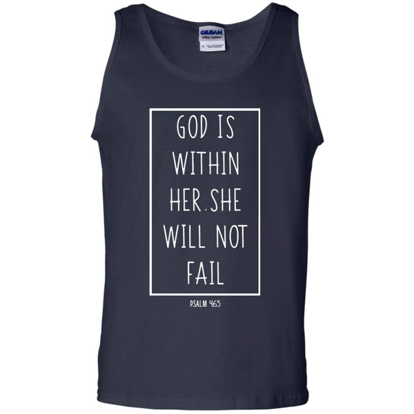 Christian Jesus T shirts God Is Within Her She Will Not Fail Hoodies Sweatshirts