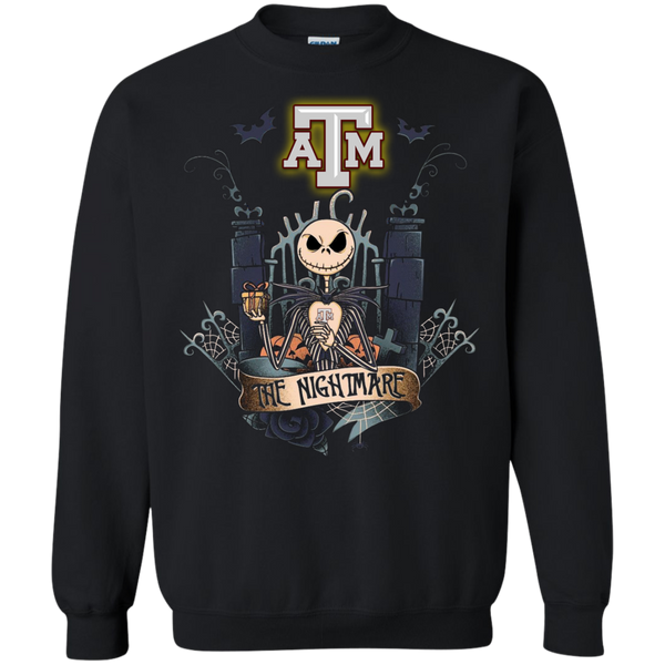 Halloween Texas A&M Aggies T shirts The Nightmare Hoodies Sweatshirts