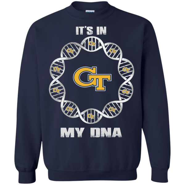 Georgia Tech Yellow Jackets T shirts It's In My DNA Hoodies Sweatshirts