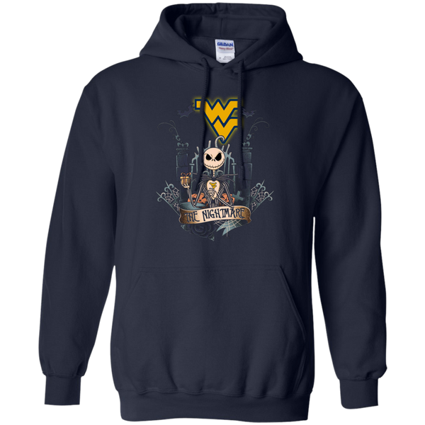 Halloween West Virginia Mountaineers T shirts The Nightmare Hoodies Sweatshirts