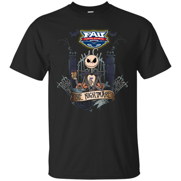Halloween Florida Atlantic Owls T shirts The Nightmare Hoodies Sweatshirts