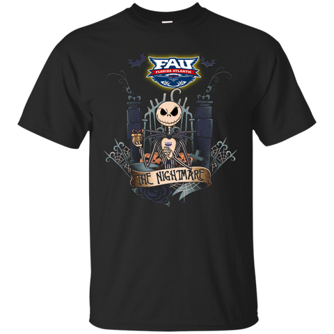 Halloween Florida Atlantic Owls T shirts The Nightmare Hoodies Sweatshirts