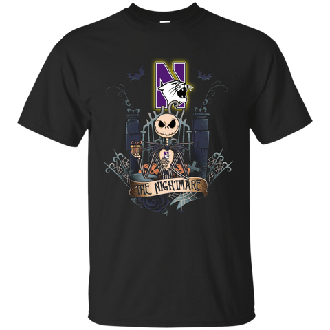 Halloween Northwestern wildcats T shirts The Nightmare Hoodies Sweatshirts