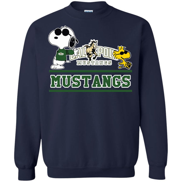 Calpoly Mustangs T shirts Snoopy Hoodies Sweatshirts