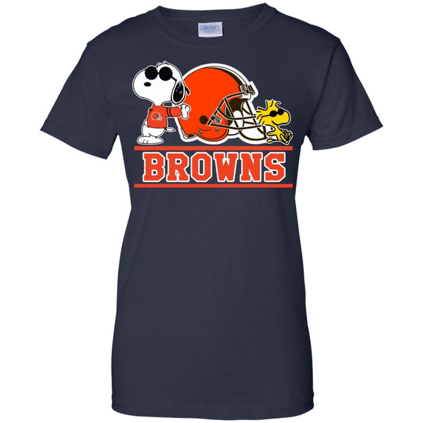 Cleveland Browns T shirts Snoopy Hoodies Sweatshirts