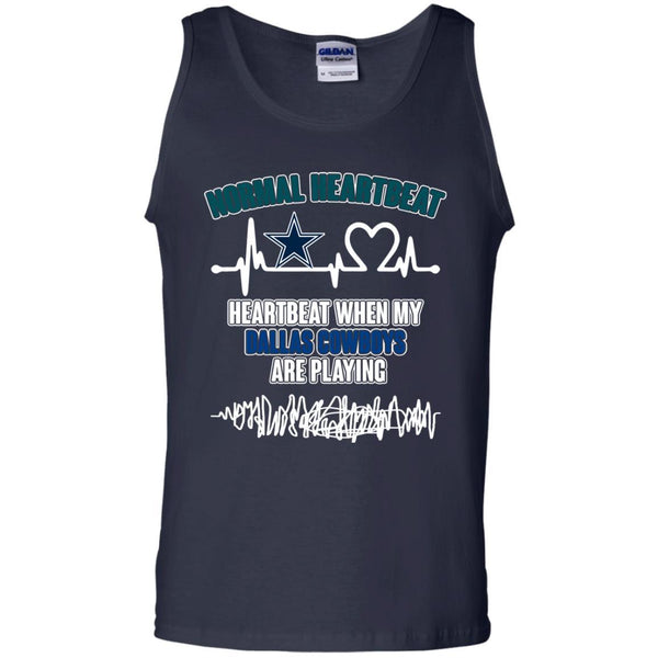 Dallas Cowboys T shirts Heartbeat When My Dallas Cowboys Playing Hoodies Sweatshirts