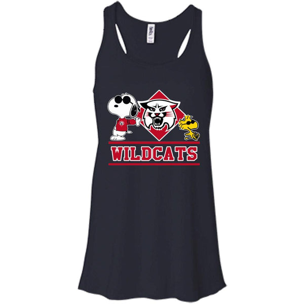 Davidson Wildcats T shirts Snoopy Hoodies Sweatshirts