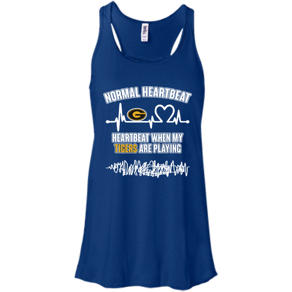 Grambling State Tigers T shirts Heartbeat When My Tigers Playing Hoodies Sweatshirts